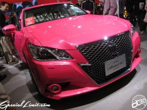 Nagoya Motor Show 2013 TOYOTA Booth Pink CROWN