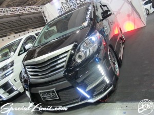 Osaka Auto Messe 2014 Car & Customize Motor Show Intex Custom Black Pearl Alphard