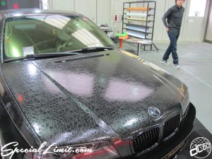 Osaka Auto Messe 2014 Car & Customize Motor Show Intex Custom Vewraps Leather Wrapping BMW E46