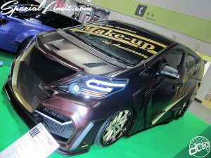 Osaka Auto Messe 2014 Car & Customize Motor Show Intex Custom Make-up Body Kit Alphard 