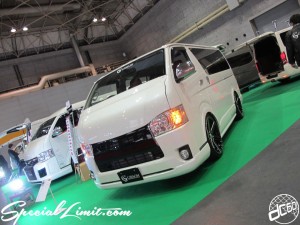 Osaka Auto Messe 2014 Car & Customize Motor Show Intex Custom GIBSON HIACE
