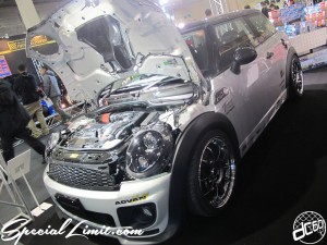 Osaka Auto Messe 2014 Car & Customize Motor Show Intex Custom MINI Cooper POWER CHAMBER Top Fuel