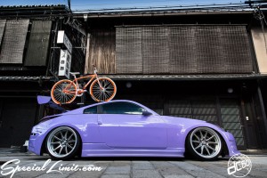dc601 Z33 Custom Project NISSAN Fairlady 350Z WORK GNOSIS CV201 Roof on Bicycle P.K RIPPER Slammed Purple Magic Matte Apple Silver AMS Body Kit RS☆R Sport☆i Adjustable Coilover Crystal claw iPad mini Holder interior custom cat back exhaust Rockford Fosgate audio installation Exterior 