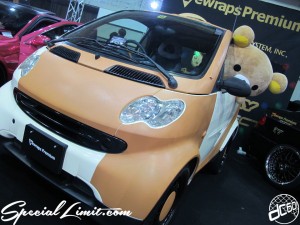 Osaka Auto Messe 2014 Car & Customize Motor Show Intex Custom Vewraps Premium Smart Fortwo Wrapping Demonstration 