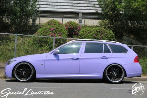 BMW E91 325i Touring Purple Magic TWS 20inch M3  exlETE FORGED M-Sports RS☆R Coil-over Suspension Adjustable Apple Silver Slammed