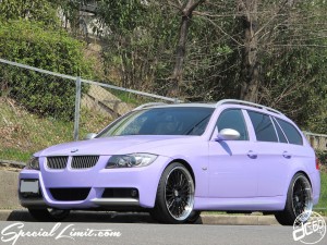 BMW E91 325i Touring Purple Magic dc601 Demo Car TWS EXlete 105S 118F RS☆R Best☆i Ignition Motor Groupe Licence Plate Relocate M-Sports Matte Apple Silver af imp. Special Limit 