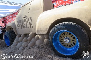 SEMA Show 2014 Las Vegas Convention Center dc601 Special Limit AMERICAN FORCE Wheels Sand Art