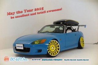 Happy New Year 2015 dc601 custom car Special Limit.com HONDA S2K Rebel Blue RS☆R adjustable coilover THULE CRIMSON RS WIRE ORIGIN Apple Silver Cover Car  