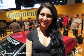 SEMA Show 2014 Las Vegas Convention Center dc601 Special Limit Continental Tire Booth Image Girl