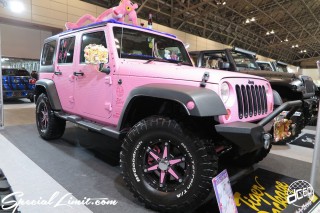 TOKYO Auto Salon 2015 Custom Car Demo JDM USDM Body Kit Coilover Suspension Wheels Campaign Girl Image New Parts Chiba Makuhari Messe Motor Show CHRYSLER JEEP Wrangler Unlimited Wrapping