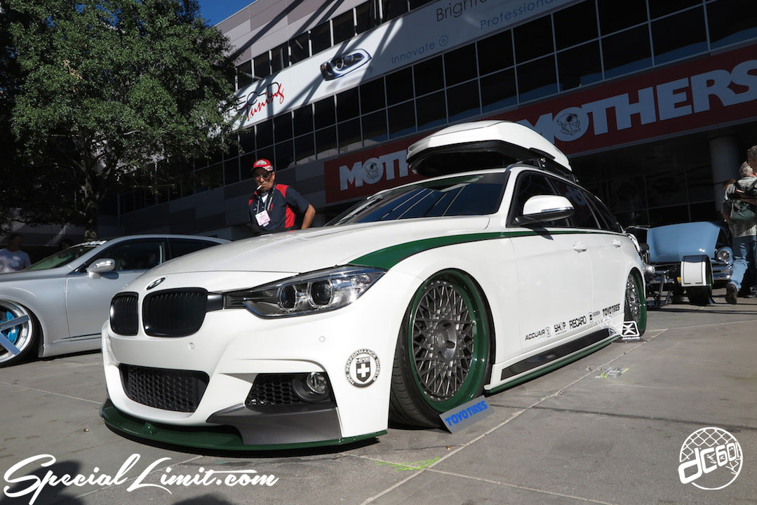 SEMA Show 2014 Las Vegas Convention Center dc601 Special Limit BMW F30 Touring Hitch Carrier BMW Motorcycle HRE